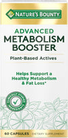 Nature'S Bounty Advanced Metabolism Booster, Helps Support Healthy Metabolism & Fat Loss, 60 Capsules