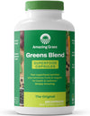 Amazing Grass Greens Superfood Powder: Greens Powder with Digestive Enzymes & Probiotics, Organic Spirulina, Chlorella, and Beet Root Powder, Original, 150 Count