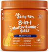 Zesty Paws Multivitamin Treats for Dogs - Glucosamine Chondroitin for Joint Support + Digestive Enzymes & Probiotics - Grain Free Vitamin for Skin & Coat + Immune Health - Peanut Butter Flavor - 90Ct