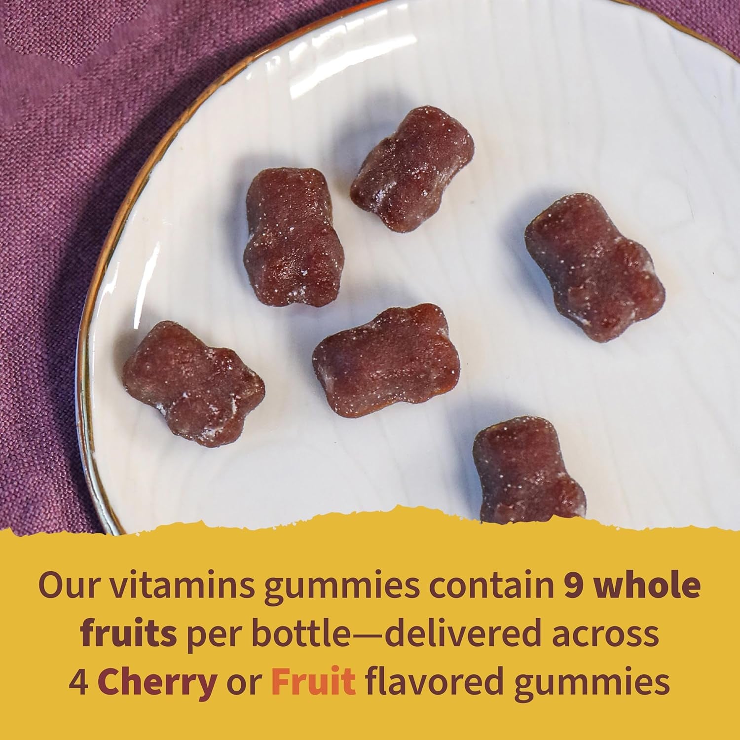 Garden of Life Organics Kids Gummy Vitamins - Fruit - Certified Organic, Non-Gmo & Vegan Complete Children'S Multi - B12, C & D3 - Gluten, Soy & Dairy Free, 120 Real Fruit Chew Gummies