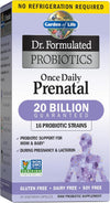 Garden of Life - Dr. Formulated Probiotics Once Daily Prenatal - Acidophilus and Bifidobacteria Probiotic Support for Mom and Baby - Gluten, Dairy, and Soy-Free - 30 Vegetarian Capsules