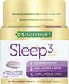 Nature'S Bounty Sleep3 Melatonin 10Mg, Maximum Strength 100% Drug Free Sleep Aid, Dietary Supplement, L-Theanine & Nighttime Herbal Blend Time Release Technology, 60 Tri-Layered Tablets