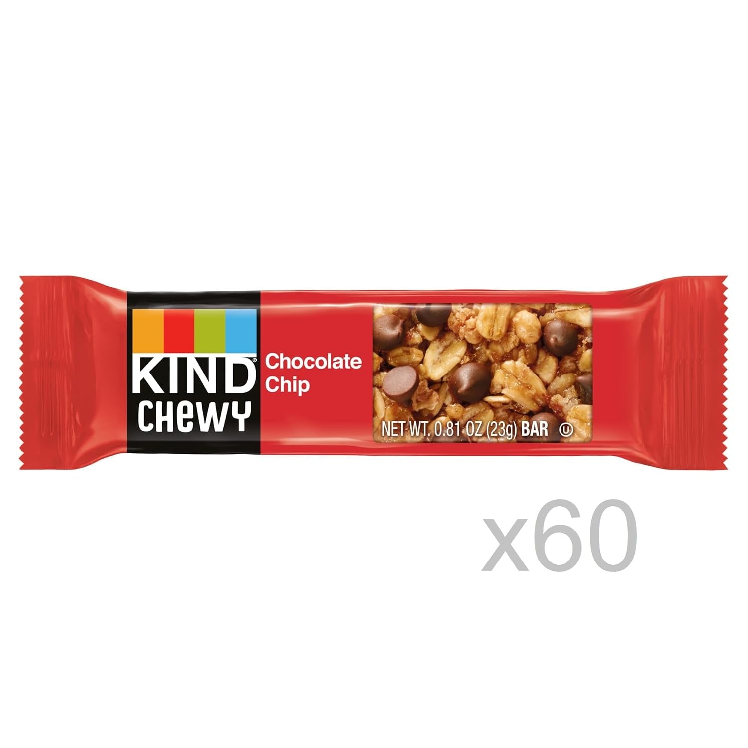 KIND Kids Granola Chewy Bar, Chocolate Chip, 10 Count (6 Pack)