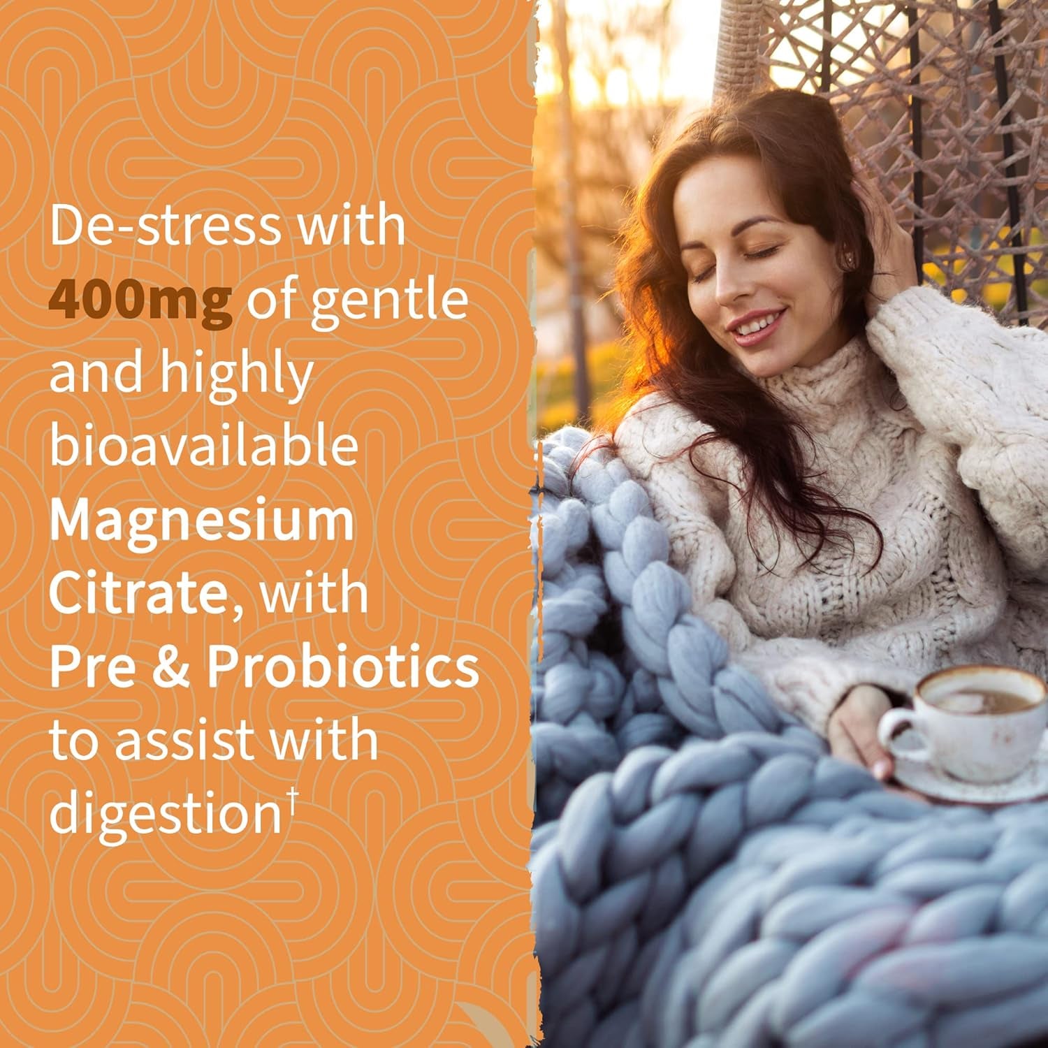 Garden of Life, Dr Formulated 400Mg Magnesium Citrate Supplement with Prebiotics & Probiotics for Stress, Sleep & Recovery – Vegan, Gluten Free, Kosher, Non-Gmo, No Added Sugars – 60 Peach Gummies