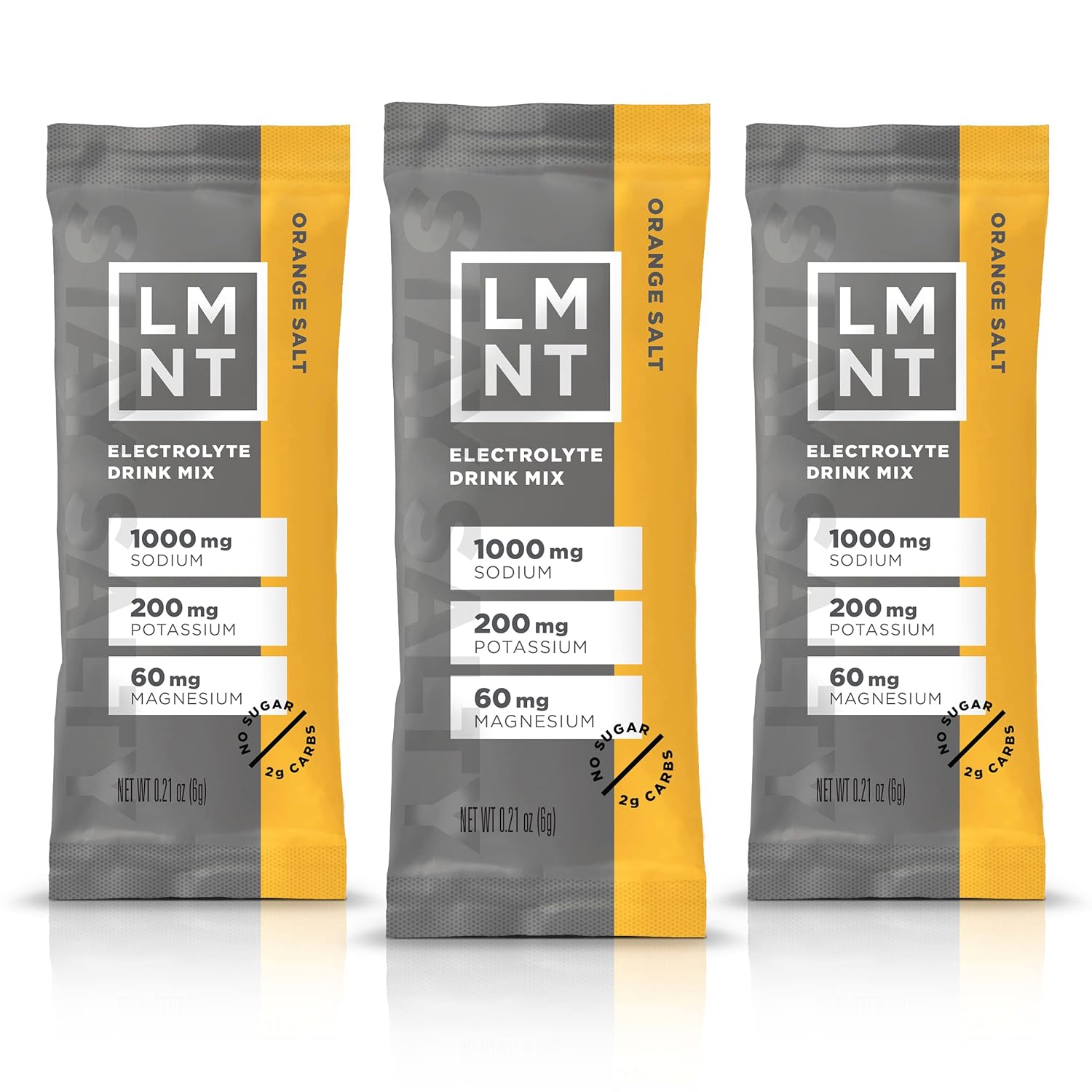 LMNT Zero Sugar Electrolytes - Grapefruit Salt | Drink Mix | 30 Count