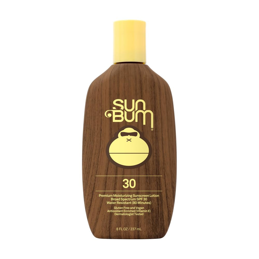 Sun Bum Original SPF 30 Sunscreen Lotion | Vegan and Hawaii 104 Reef Act Compliant (Octinoxate & Oxybenzone Free) Broad Spectrum Moisturizing UVA/UVB Sunscreen with Vitamin E | 8 Oz