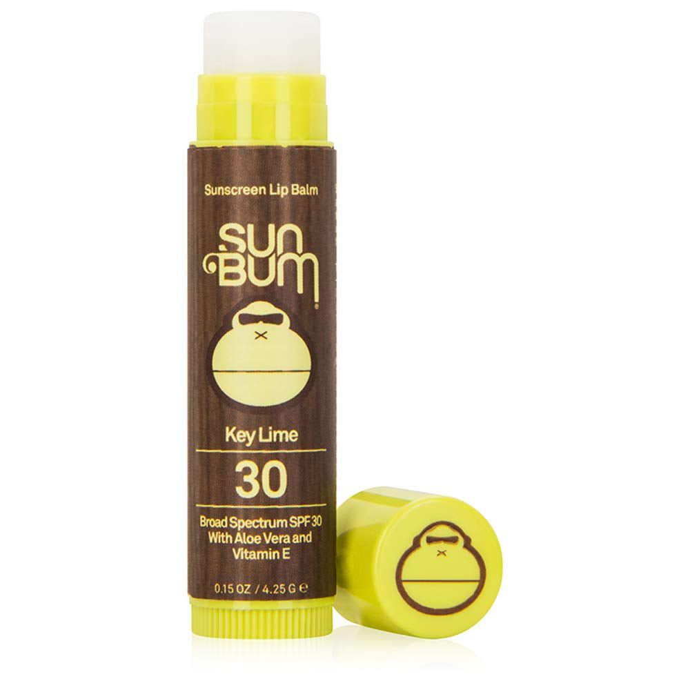 Sun Bum SPF 30 Sunscreen Lip Balm | Vegan and Cruelty Free Broad Spectrum UVA/UVB Lip Care with Aloe and Vitamin E for Moisturized Lips | Key Lime Flavor |.15 Oz