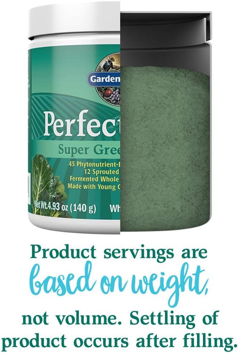 Garden of Life Perfect Food Super Green Formula - 14 Servings | 45 Superfoods, Greens, Fruit & Veggie Juice Superfood Powder Supplement, Probiotics & Organic Spirulina for Digestion & Immune Health